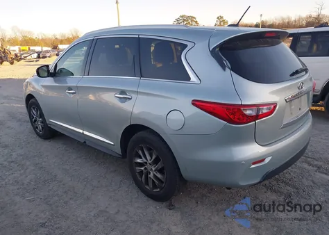 2013 Infiniti Jx35 z USA, uszkodzony, nr VIN 5N1AL0MM8DC336455